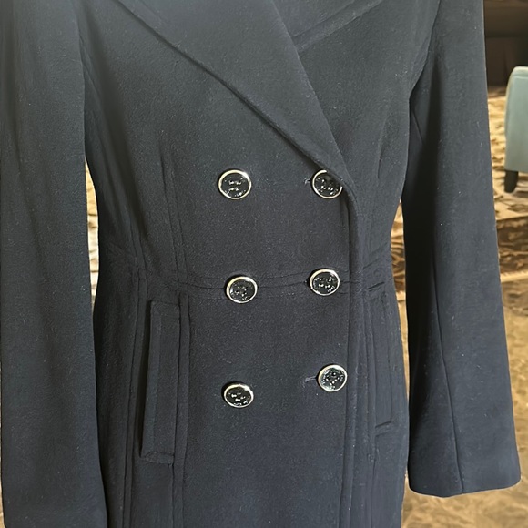 CALVIN KLEIN wool blend coat - Picture 2 of 7